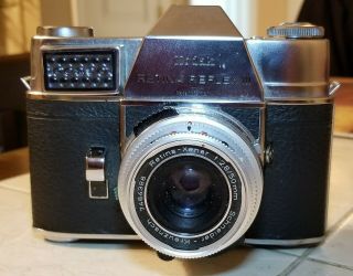 Vintage Kodak Retina Reflex Iii 35mm Camera & Leather Hard Case