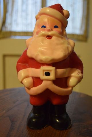 Vintage Gurley Santa Claus Candle 9 " Figure Christmas Holiday Decor Usa