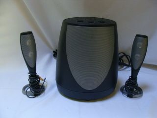 Vintage Harman Kardon Multimedia 2,  1 Speaker System W/subwoofer Hk695 - 01,  13