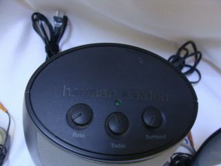 Vintage Harman Kardon Multimedia 2,  1 Speaker System w/Subwoofer HK695 - 01,  13 2