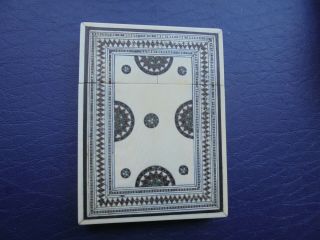 Antique 19th Century Indian Sadeli Ware Micro Mosaic Card Case 63