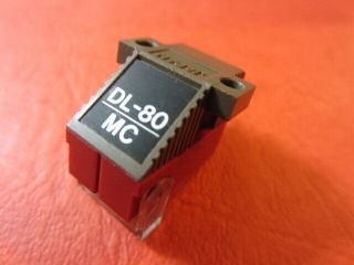 DENON DL - 80 MC Moving Coil Phono Cartridge STYLUS BROKEN JAPAN vintage mm 2
