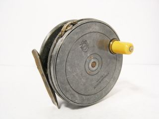 Vintage Antique Farlow 3½ " Contracted Trout Fly Fishing Reel - Perfect Pattern