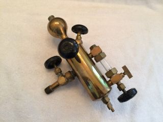 Antique Brass Detroit Lubricator Co Oiler