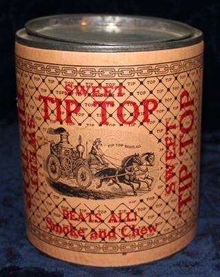 Sweet Tip Top Smoke And Chew Tobacco Tin Liggett & Myers Co.
