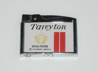 Vintage Tareyton Deluxe Cigarette Lighter Flat Advertising - Japan