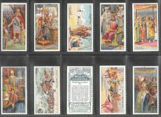 Wills 1911 Intriguing (royalty) Full 50 Card Set  The Coronation Series
