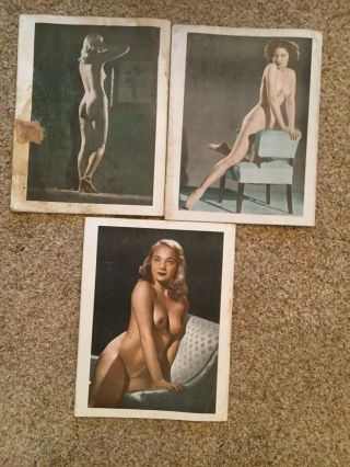 3 Vintage 40’s Gale’s Artists Models Annual Nude Models Magazines 2