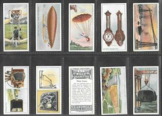 Wills 1926 Interesting (inventions) Full 50 Card Set  Famous Inventions