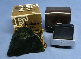 Vintage Nikon F Waist Level Finder Viewfinder W/case & Box