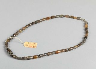 Chinese/tibetan Antique Dzi Beads Necklace Or Prayer Beads