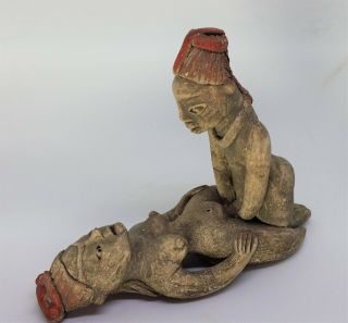 Pre - Columbian Artifacts Erotica Religious Sculpture 3