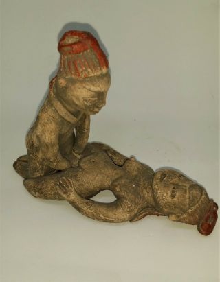 Pre - Columbian Artifacts Erotica Religious Sculpture 3 3