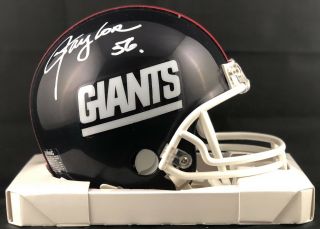 Lawrence Taylor Autographed Signed Mini Helmet Nfl York Giants Psa Mvp