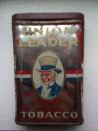 Vintage,  Uncle Sam,  Union Leader,  Pocket Tin,  Rough,  But,  Look.