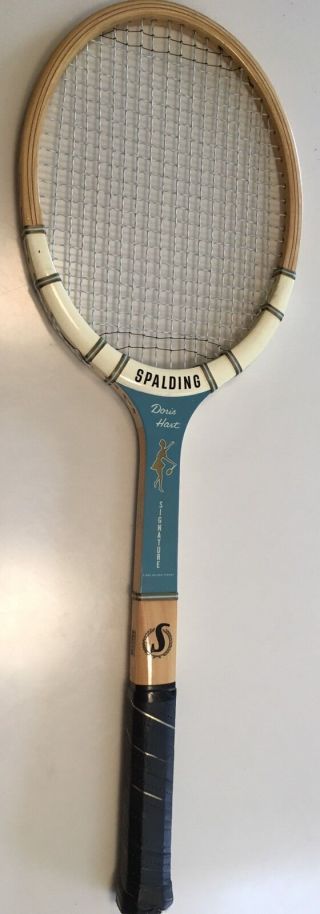 Spalding Doris Hart Signature Vintage Tennis Racquet 4 3/8 Light