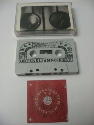 Vintage 1996 Pearl Jam No Code Cassette Tape Epic Alternate Cover