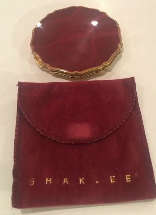 Vintage Shaklee Powder Compact Made In England Complete