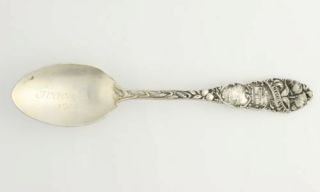 California Souvenir Spoon - Vintage Sterling Silver Collector 