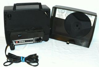 Movie Film Projector Gaf 1333 Dual 8mm & 8mm Auto Load Vintage Usa