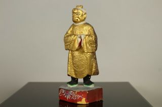 A Chinese gilt wood figure of the monkey King 19th/20thc 2