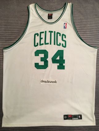 Vintage Paul " Pierce " Nike Nba Authentics Boston Celtics Jersey Sz 56