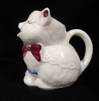 Vintage SHAWNEE U.  S.  A.  Patented Puss ' N Boots Kitty Cat Creamer Pitcher 3