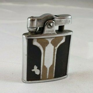 Vintage Ronson Art Metal Cigarette Lighter Worn Old Pocket Model