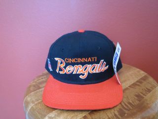Vintage Ds Cincinnati Bengals Sports Specialties The Pro Script Wool Hat Cap