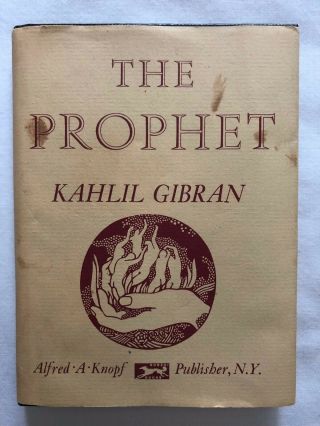 The Prophet By Kahlil Gibran (vintage 1982 Hardcover Pocket Edition) Poetry