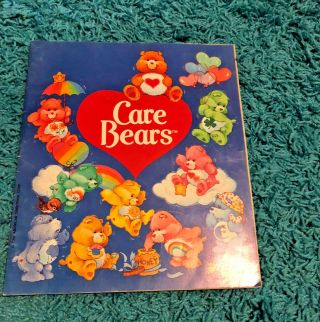 1986 Vintage Panini Care Bears Sticker Book - Some Stickers