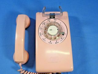 Vintage Pink Stromberg Carlson Rotary Dial Wall Phone - - Itt