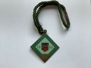 Vintage Enamel 1960 Cheltenham Steeplechase Club Members Badge