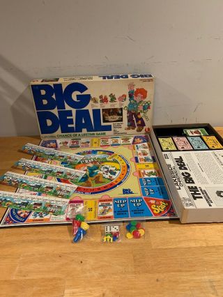 Vintage The Big Deal Board Game 1977 Lakeside Games 100 Complete