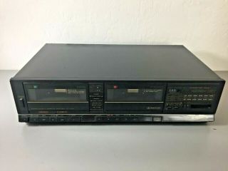 Vintage Pioneer Ct - 1170w Stereo Double Cassette Tape Deck