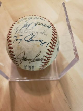 1971 Cincinnati Reds Baseball Team Autographed Baseball - Johnny Bench Pete Rose