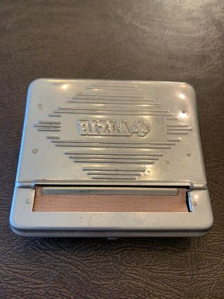Vintage Rizla Metal Cigarette Rolling Machine / Roll Box