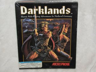 Micro Prose Darklands Medieval Germany Ibm Pc 1992 Vintage Computer Game