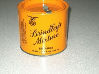 Vintage Brindley’s Mixture Pipe Tobacco Tins 7 Ounces Exuc
