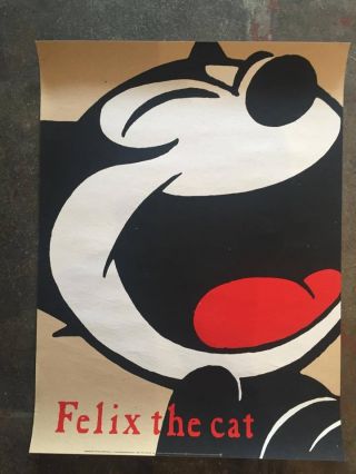 Vintage Poster Felix The Cat Silkscreen
