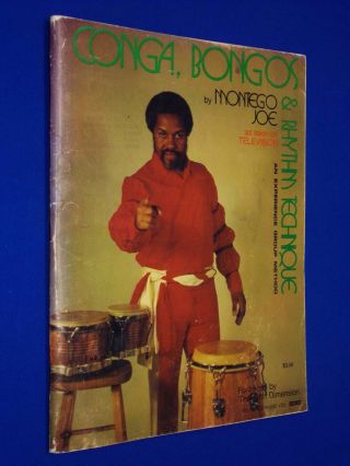 Vtg 1972 Conga Bongos Rhythm Technique Montego Joe Sanders Drum Fifth Dimension