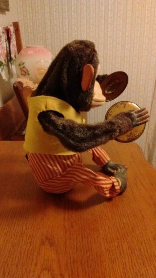 Vintage Musical Jolly Chimp Monkey with Cymbals (non -) 2