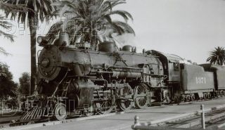 9cc752 Rp 1940s/2000s At&sf Santa Fe Railroad 4 - 6 - 2 Locomotive 1371