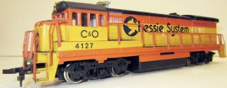 Vintage Bachman Ho Electric Train - Diesel Engine - Chessie System C&o 4127