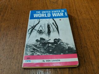 The United States In World War 1 Vintage Scholastic Pb Book 1971