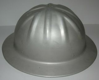 Vintage Mcdonald Msa Aluminum Hard Hat Mine Safety Appliances Co