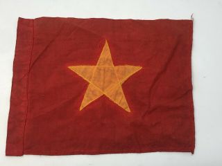 Vietnam War Vc North Vietnamese Army (nva) Cotton Flag Vintage Bring Back
