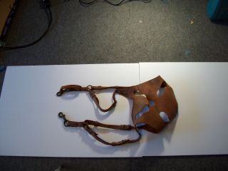 Vintage Leather Big Game Fighting Harness Vintage Fishing Leather Harness