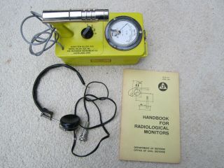 Vintage Victoreen Instrument Ocdm Radiological Survey Meter Cdv - 700 Model 6a Nr