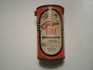 Vintage Sprazit Fire Extinguisher From Plasti - Kote,  |cleveland,  Ohio 1948